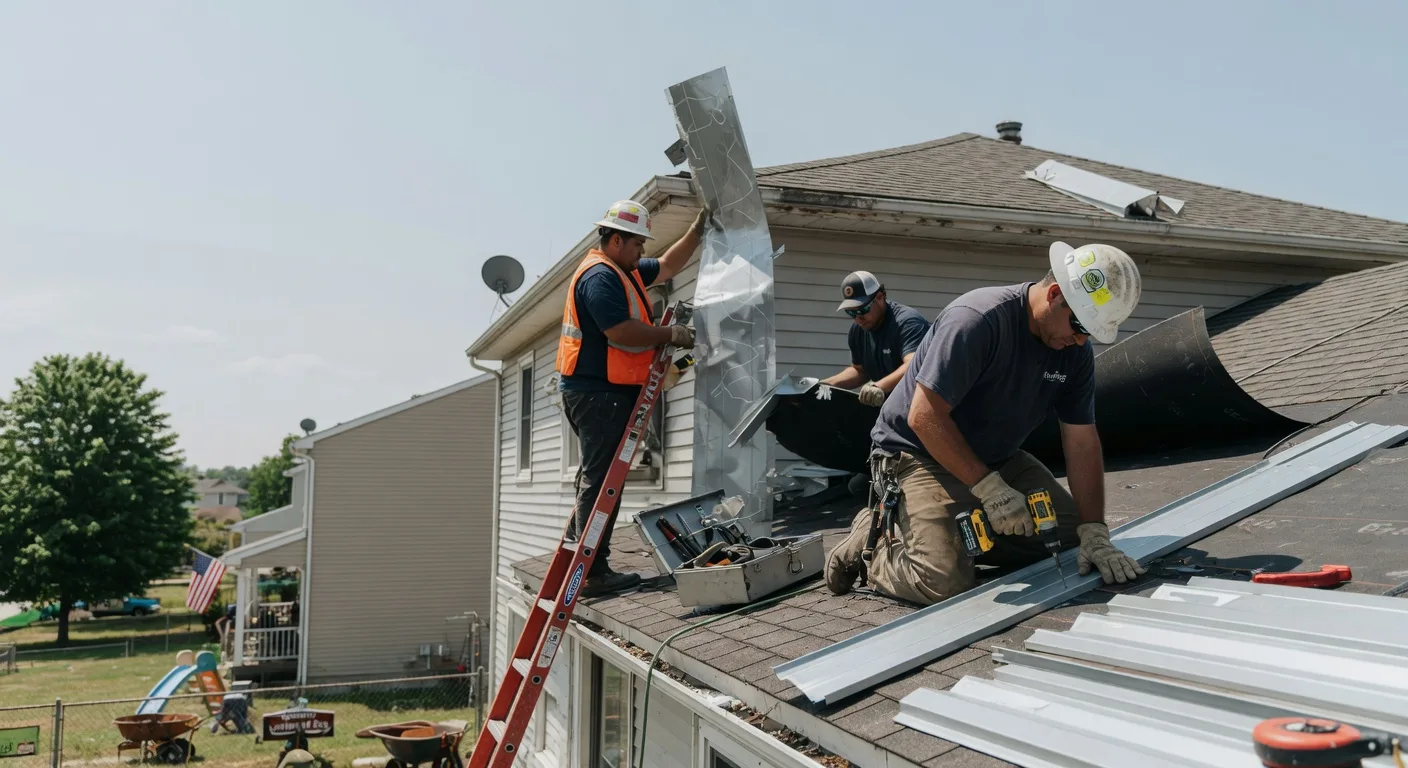 Storm Damage Metal Roof Repair in Cedar Knolls, NJ